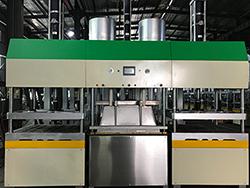 máquina para productos de fibra moldeada con pulpa de paja de trigo semiautomática DRY-2012 